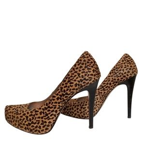 FREE FIND! BCBGeneration Calf-Hair Heels | Leopard